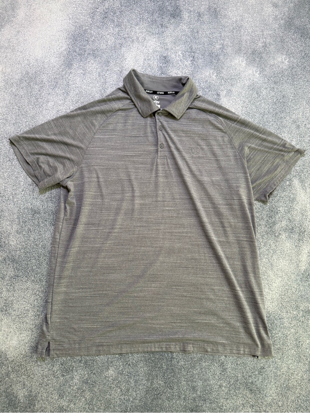 Hurley Mens Heather Gray Polo